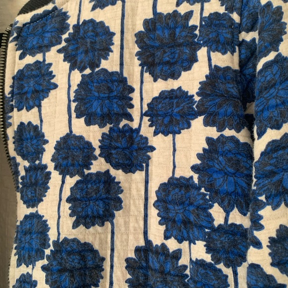 Topshop womens Floral Bomber Jacket - Picture 4 of 9